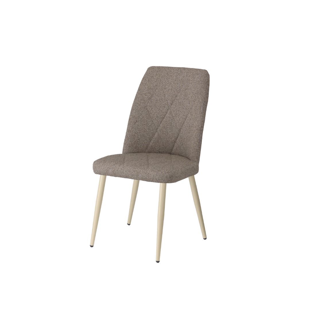 Chair – Beige With Conic Cream Legs
