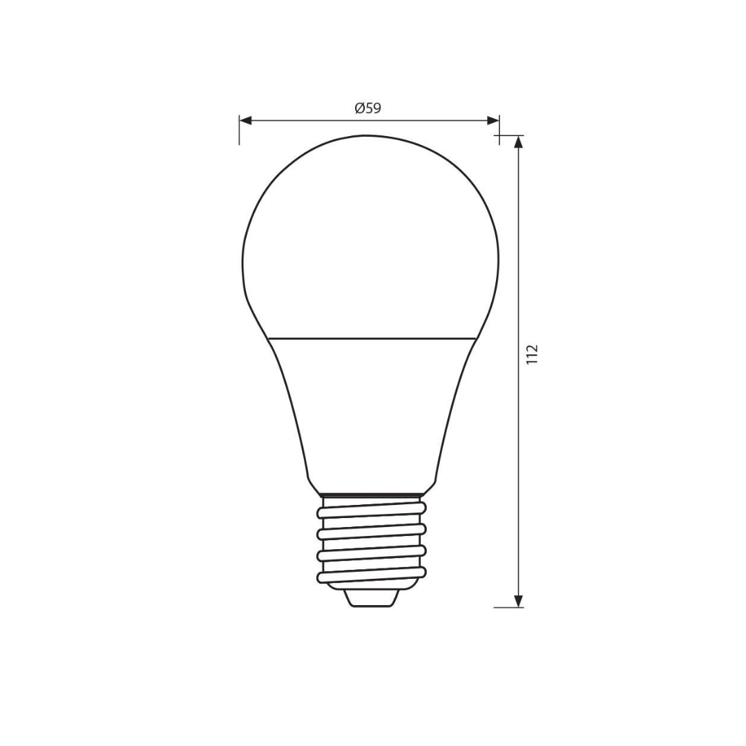 E27 Bulb 11W 3000K