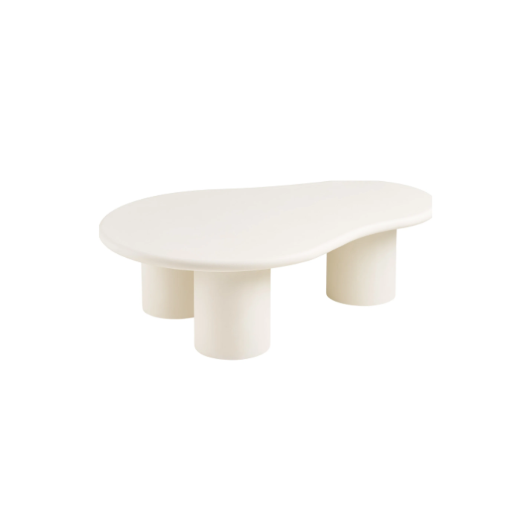 Coffee Table – Cement Look & Off-White Palmera