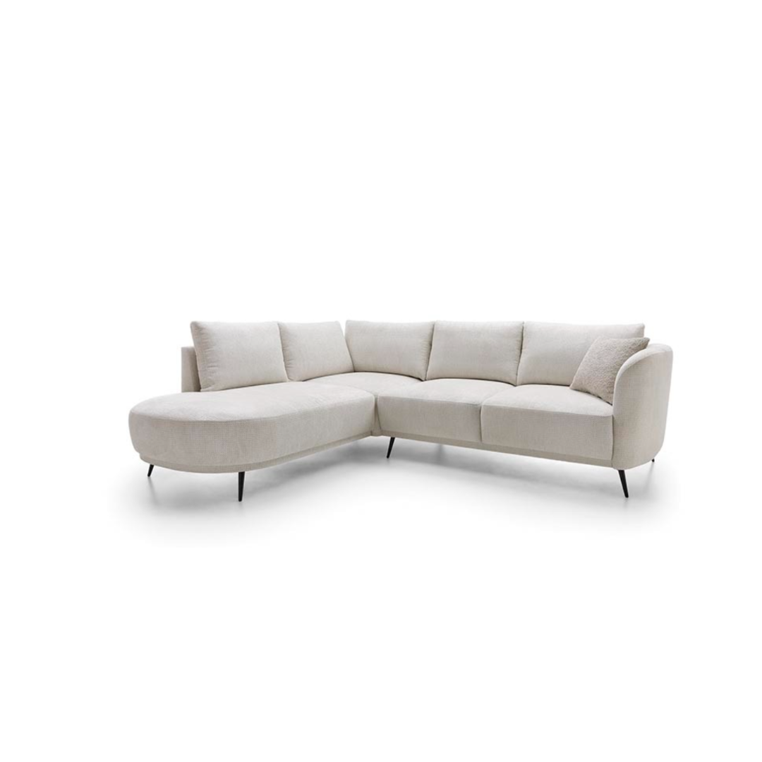 Corner Sofa Bed with Chaise Left 262cm – Raven -22