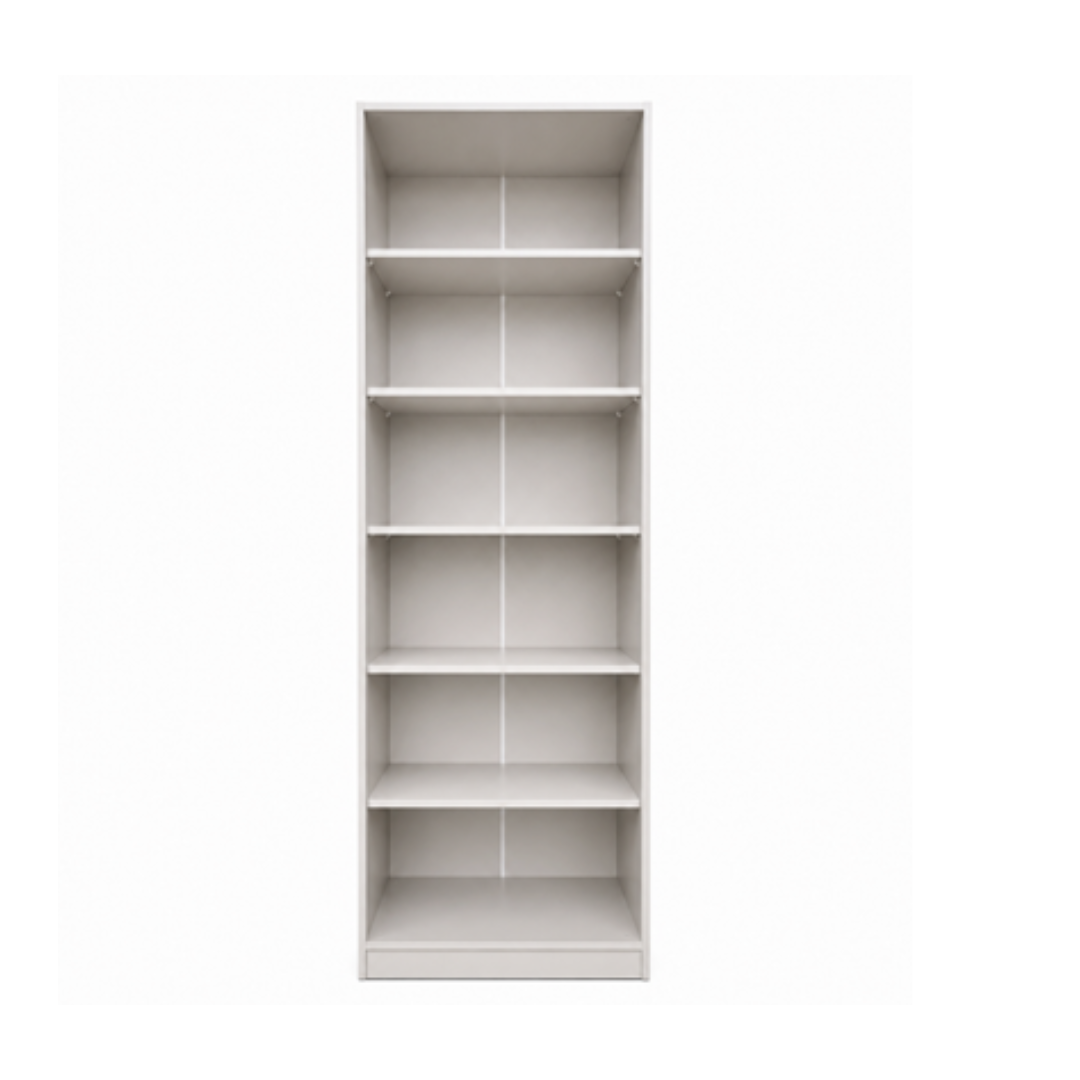 Wardrobe With 5 Shelves  80x240cm – Taupe