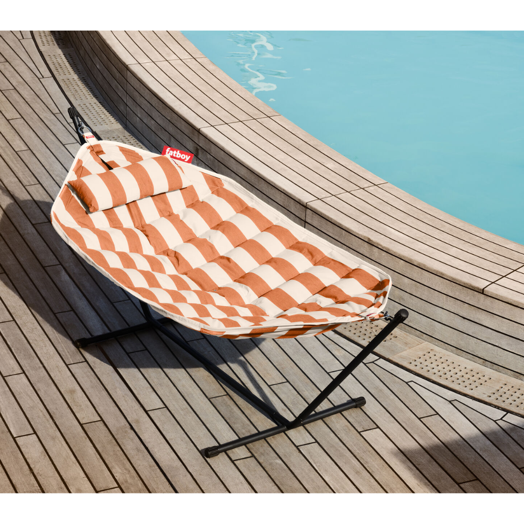 Headdemock Superb Deluxe – Stripe Orange & Creme