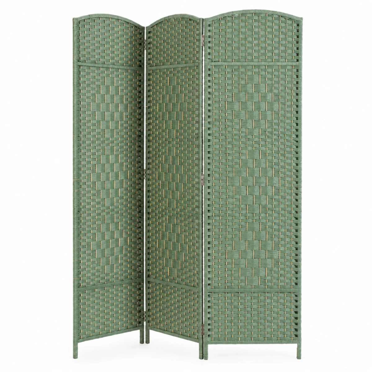 Screen 3 Doors W150 x D6 x H180 cm – Green image 1