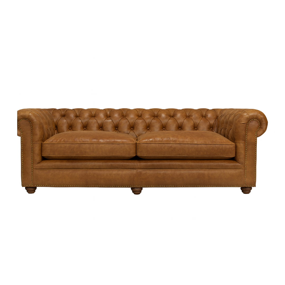 Elegant Sofa 240 cm - Light Brown