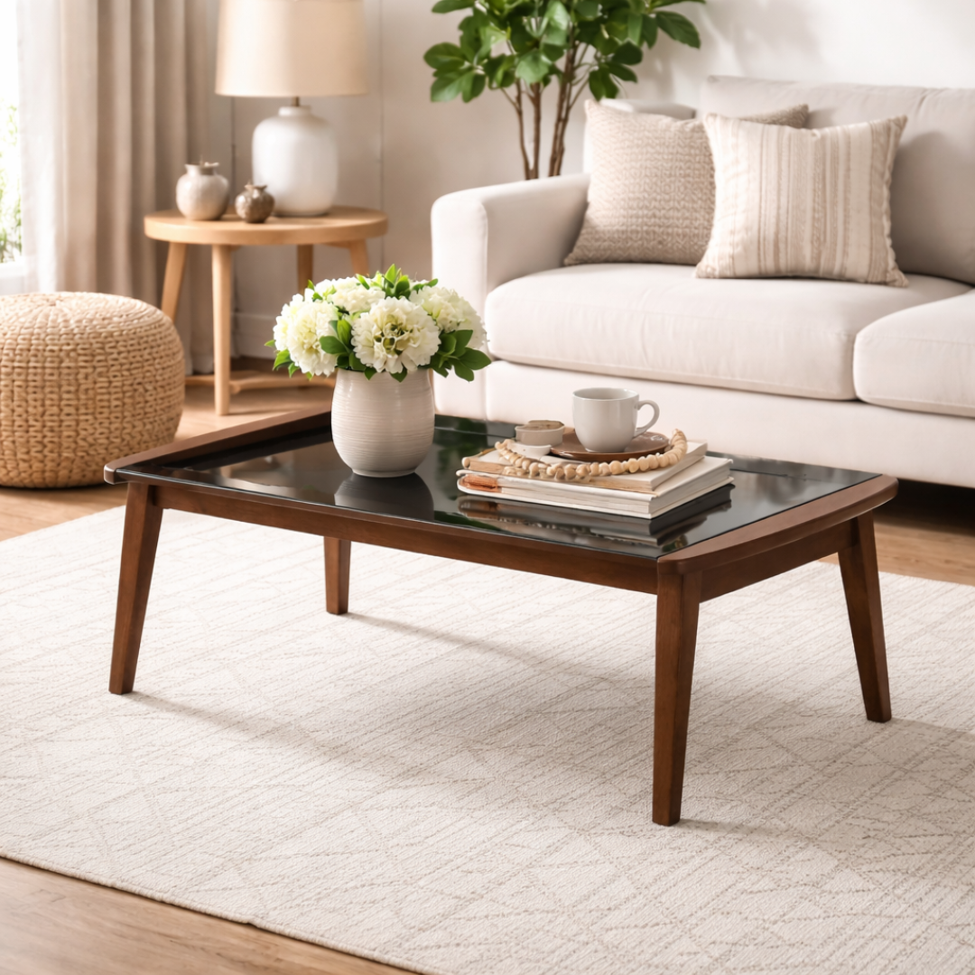 Walnut Coffee Table – Walnut - Grey