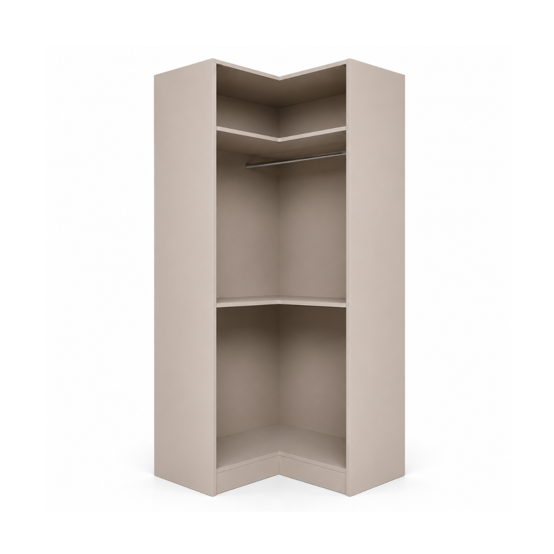 Corner Wardrobe – 2 Shelves