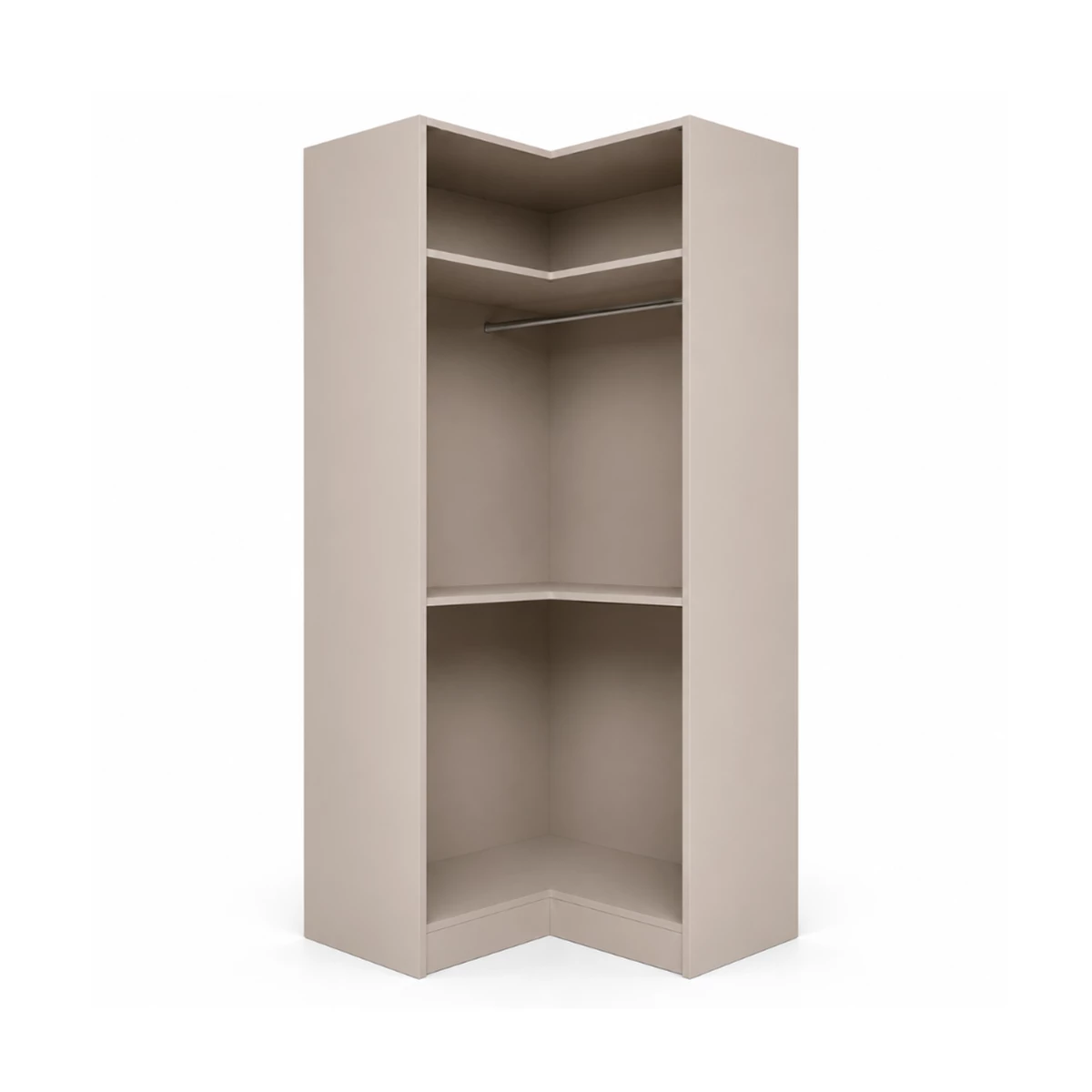 Corner Wardrobe – 2 Shelves image 1