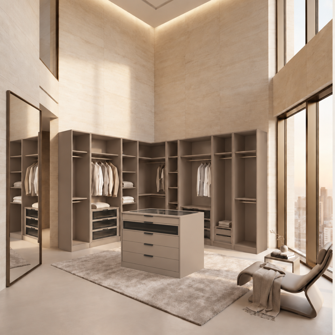 Island Drawer Unit – Taupe