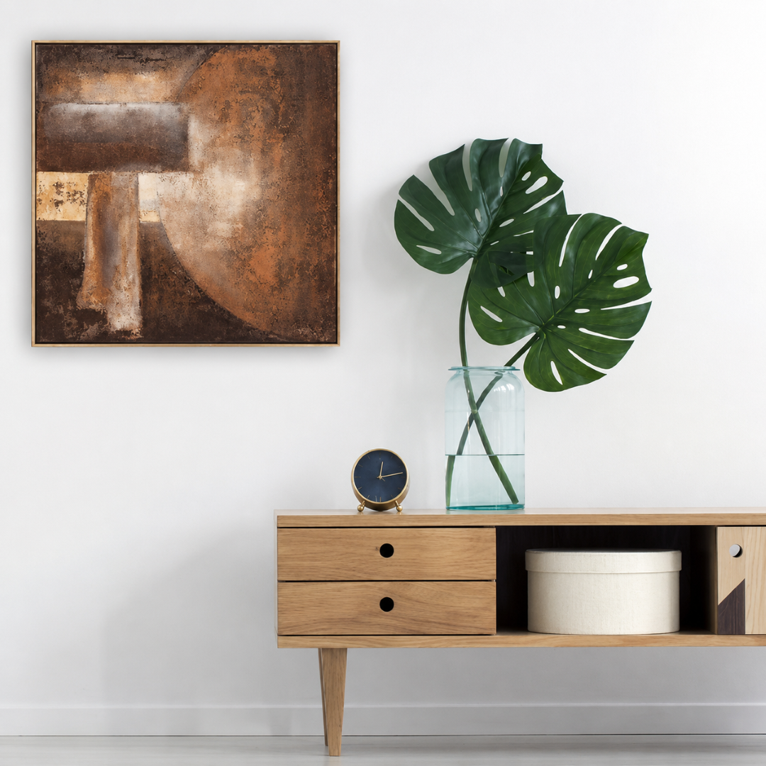 Coffee Atmospheres Acrylic Painting – 100x100 cm