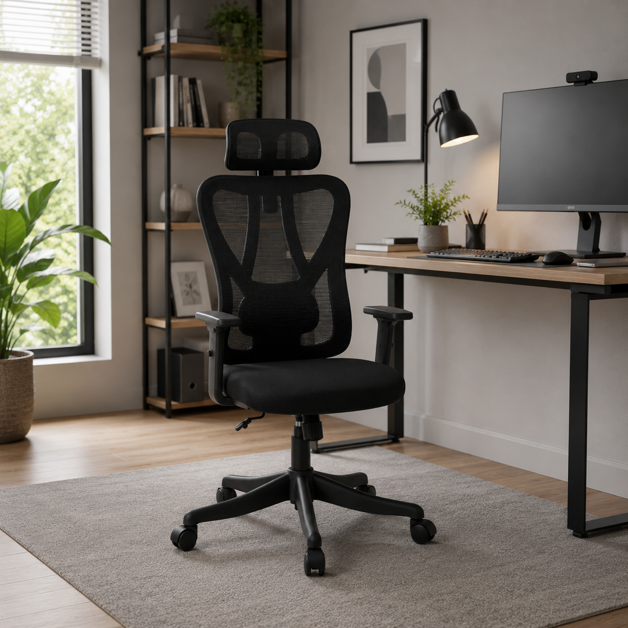 Office Chair Ergonomic Executive Chair – Black