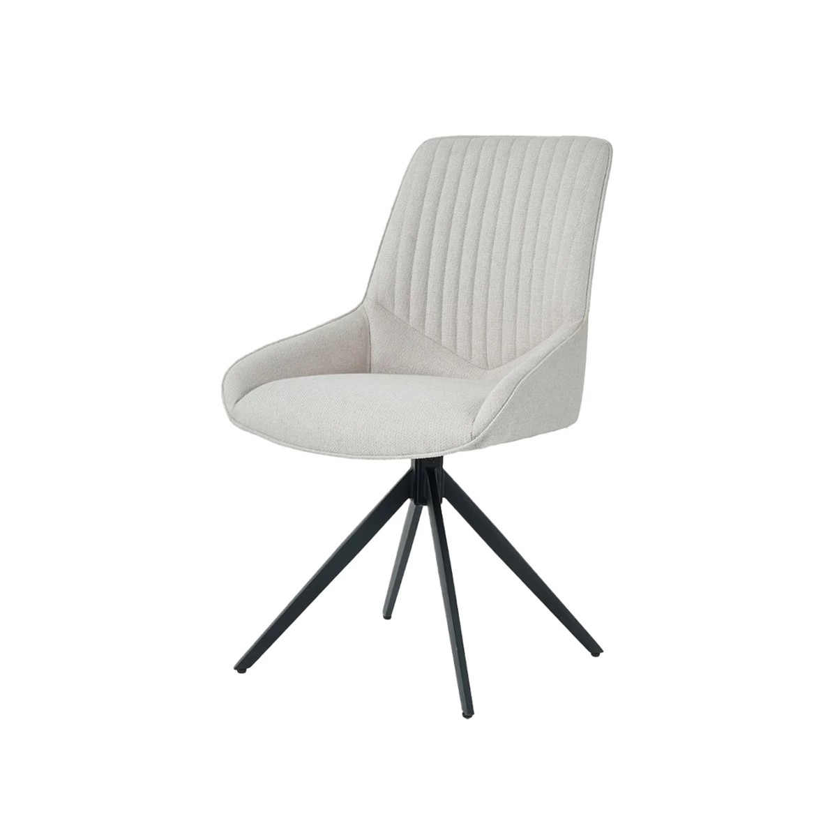 White Dining Chair Polyester image 1