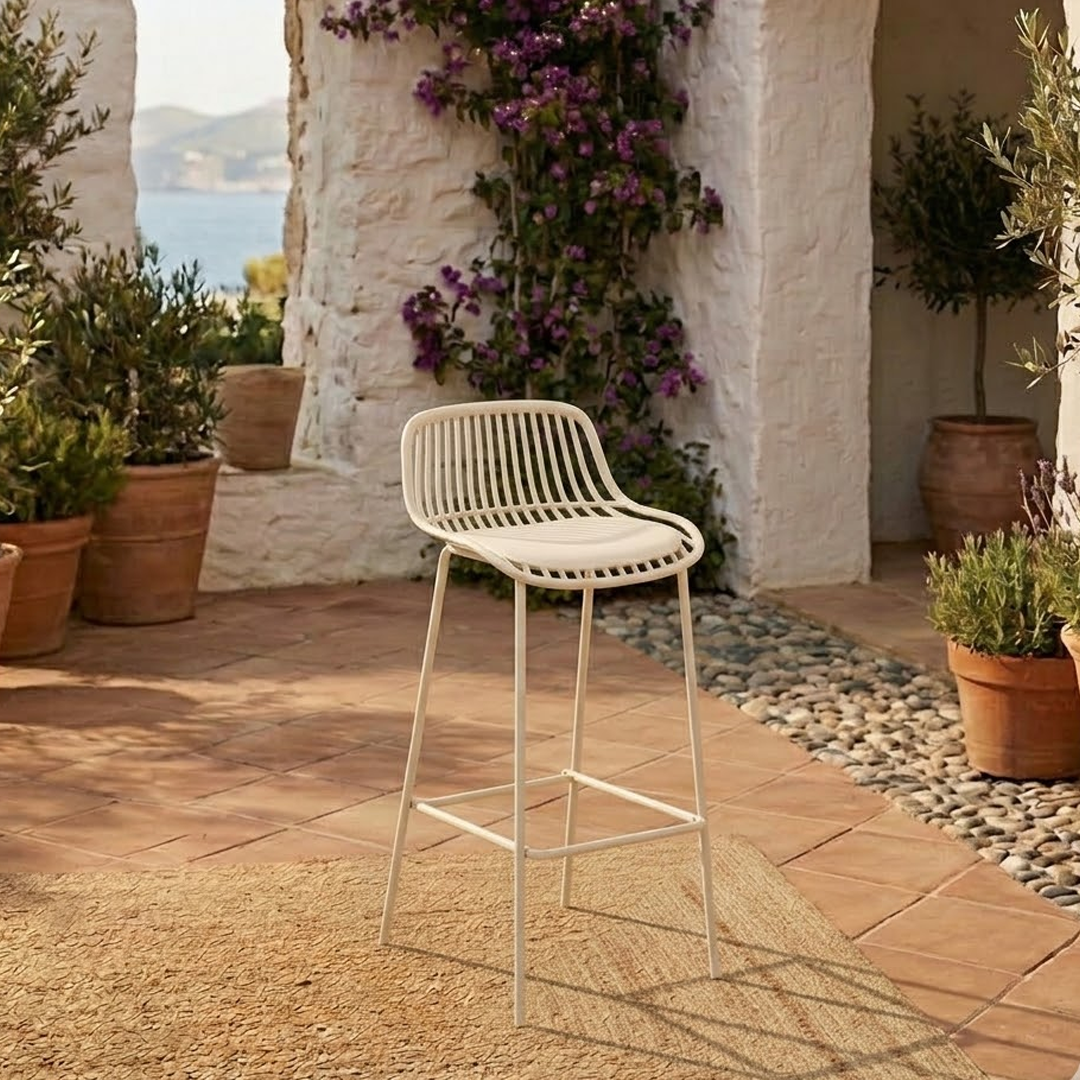 Cream Bar Stool