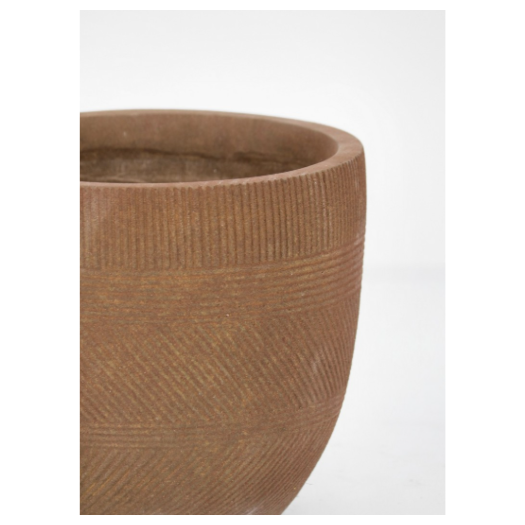 Set 5 Rusty Low Vase Holder