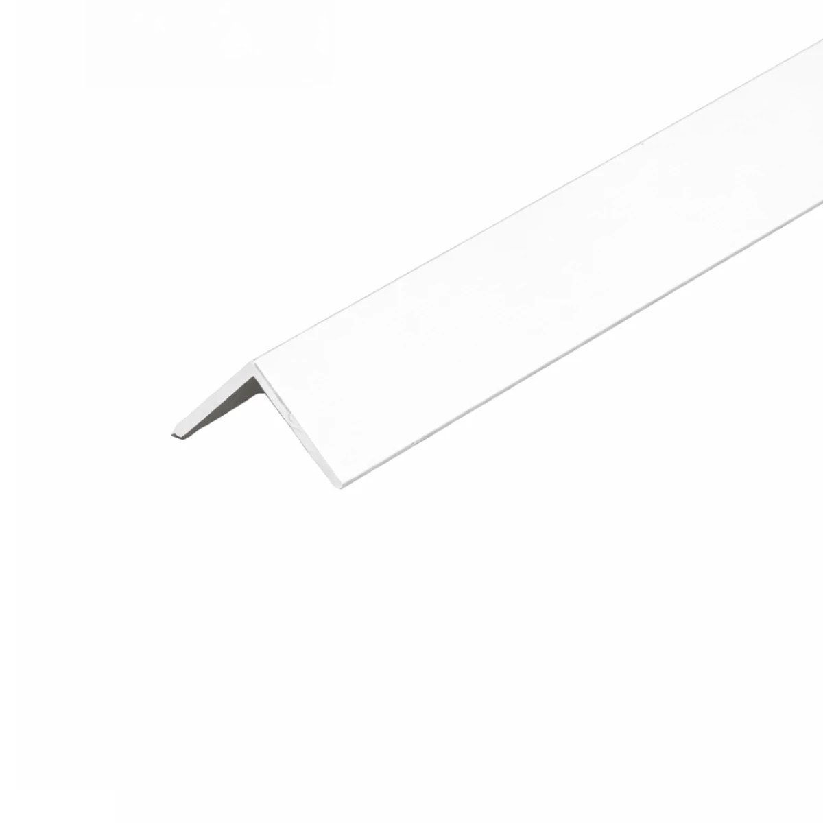 Aluminium L-Shaped Panel Trim - White image 1