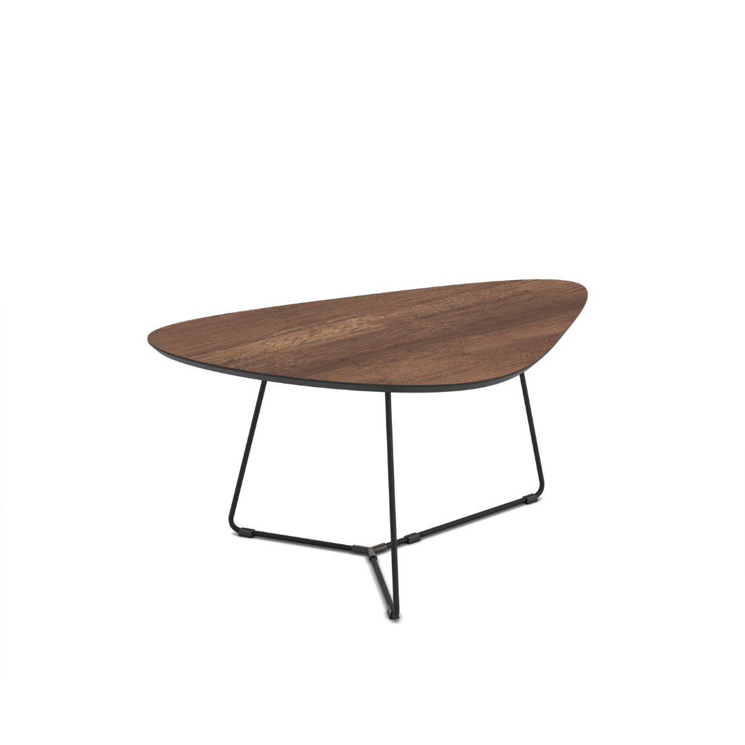 Coffee Table Set  – Baroke Traverten & Black