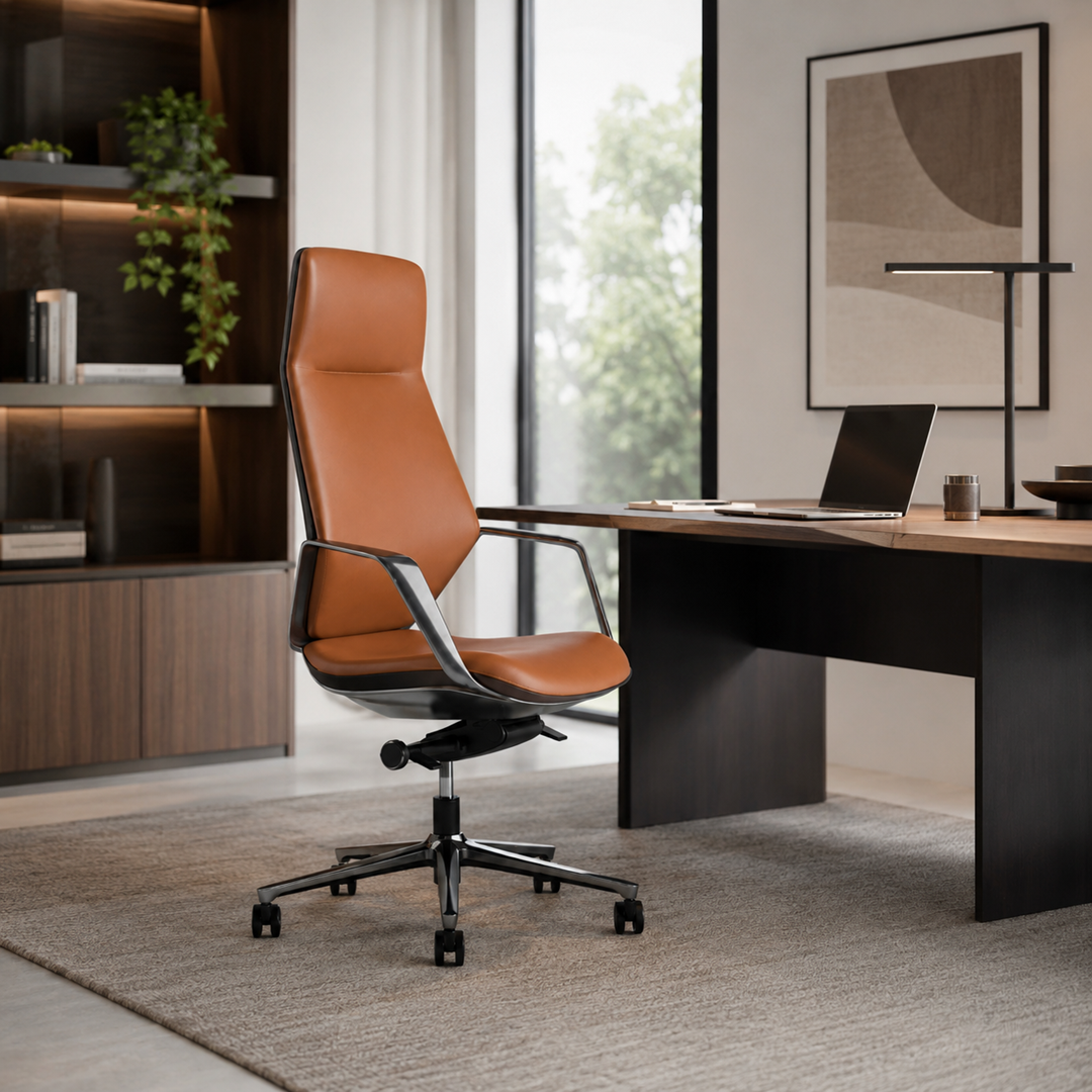 Office Arm Chair – Brown