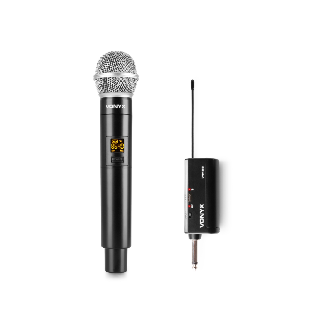 Plug-and-Play UHF Wireless Microphone System