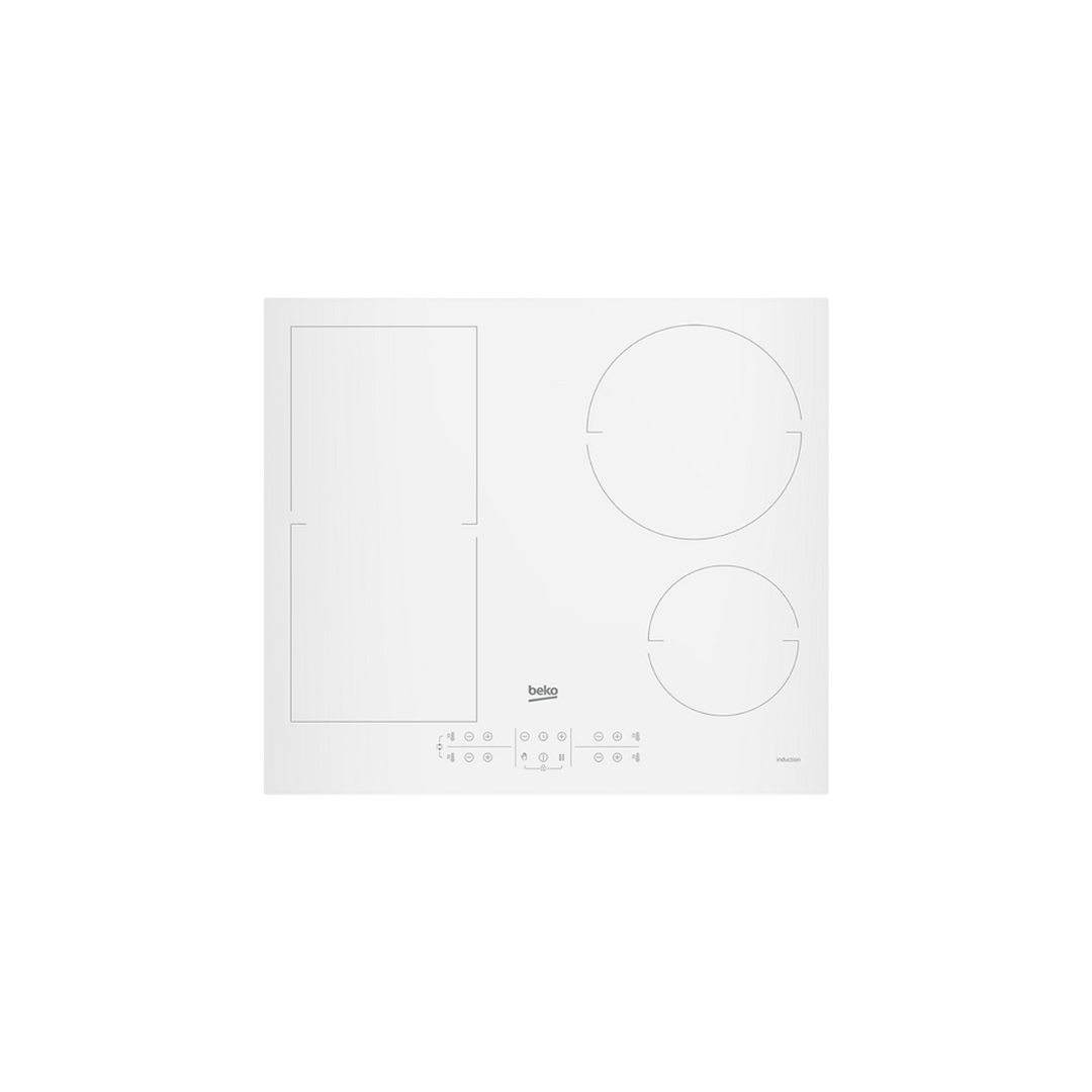 Beko Induction Hob – White  4 Zone 60 cm