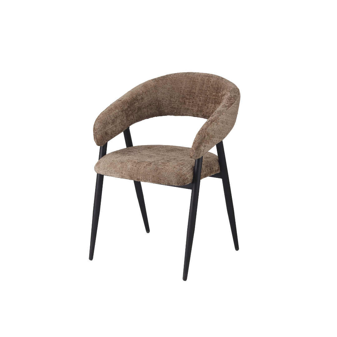 Chair – Light Brown & Knock-Down Black
