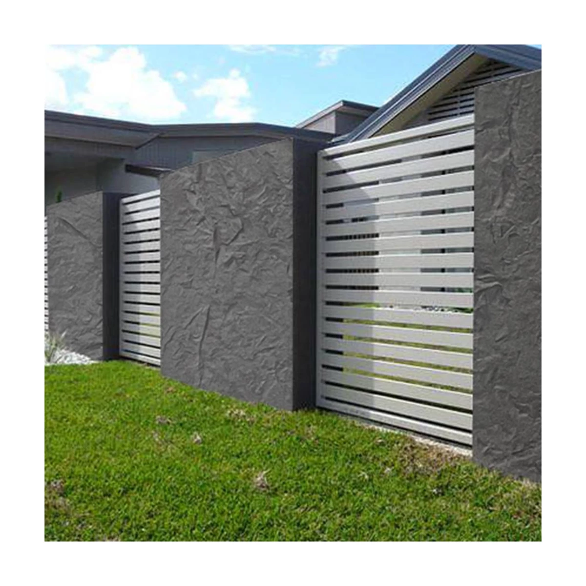Stone-Effect Wall Panel 280 - New Rock Dark Grey | VALÀ - Home & Contract