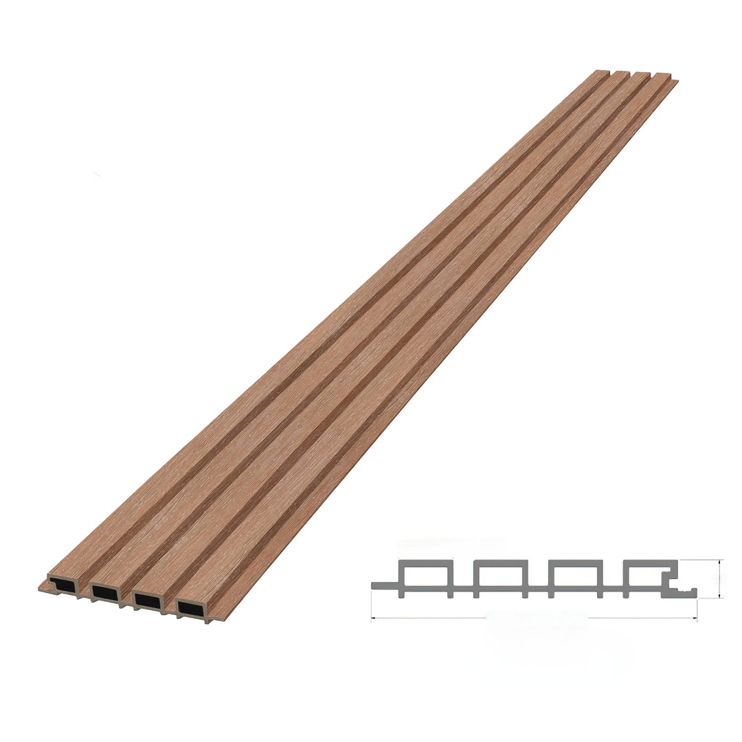 Decorative WPC - Outdoor Fluted Teak