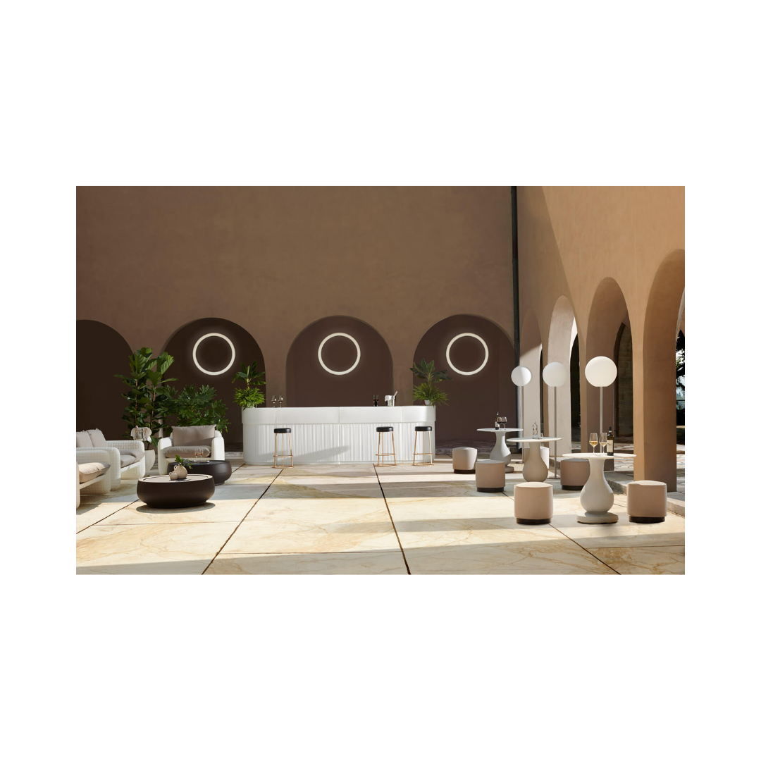 Cordiale Corner Modular Bar Counter – Light White