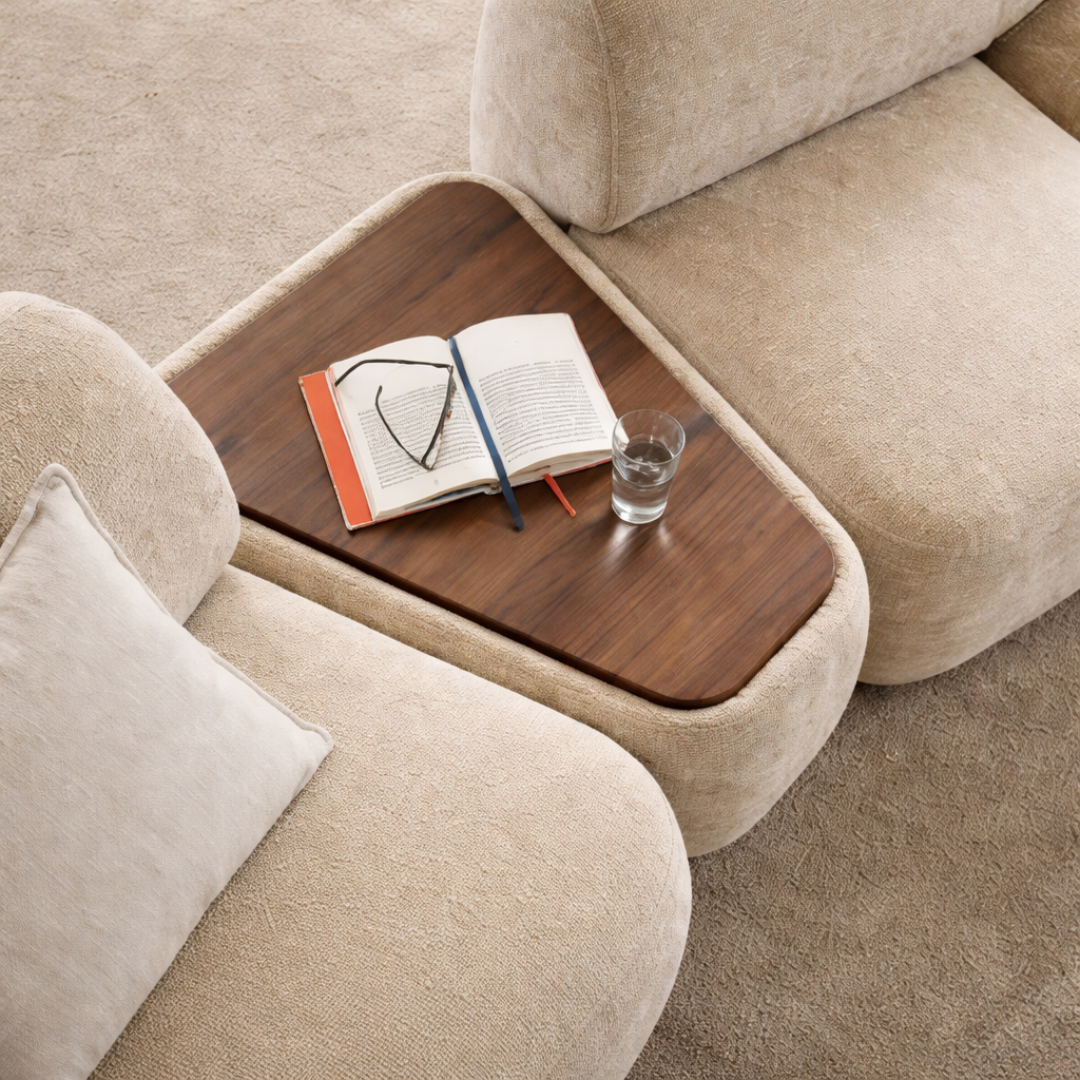 Modular Ottoman – Warm Light Beige