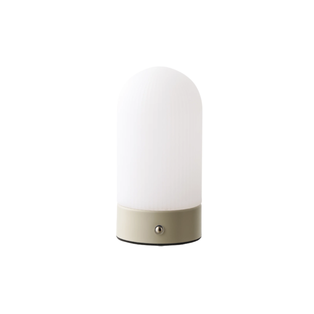 Table Lamp – Beige & White Ashford