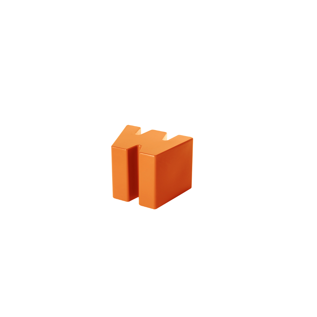 Double U Stool – Pumpkin Orange
