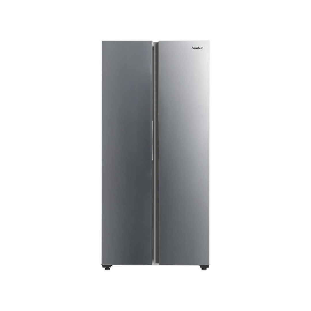 Side by Side Fridge-Freezer - Black 271L  Comfee