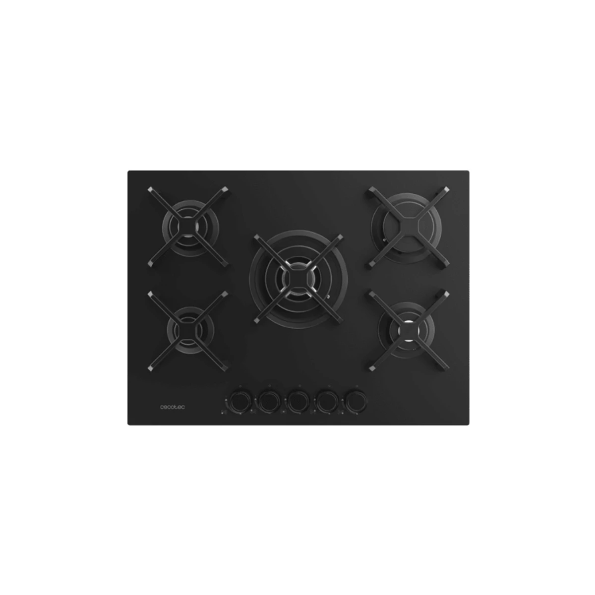 Cecotec Hob Gas 5 Burners – Black image 1