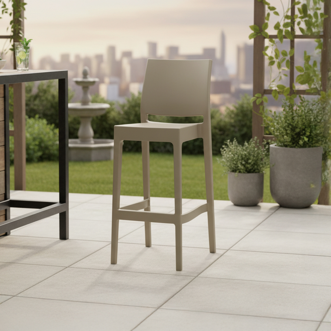 Bar Stool 75 cm – Taupe
