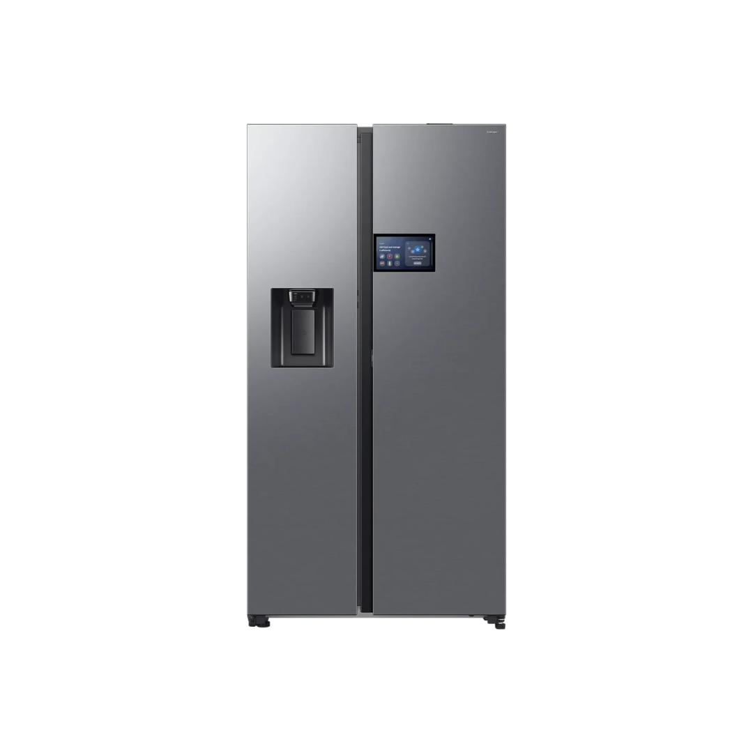 Fridge Freezer-Black 640L  American Style Samsung AI Home