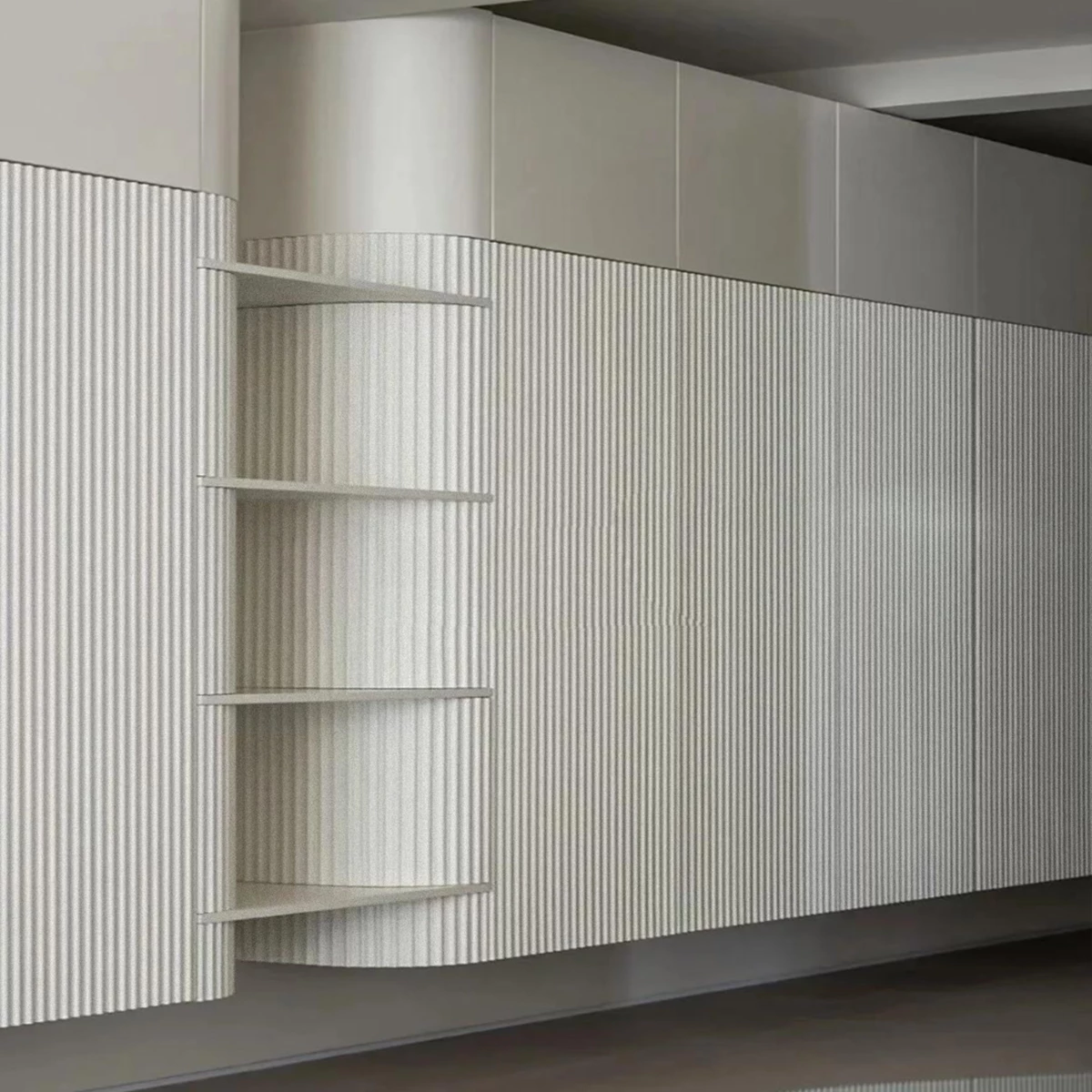 Ripple-Effect Wall Panel 280 - Light Beige | VALÀ - Home & Contract
