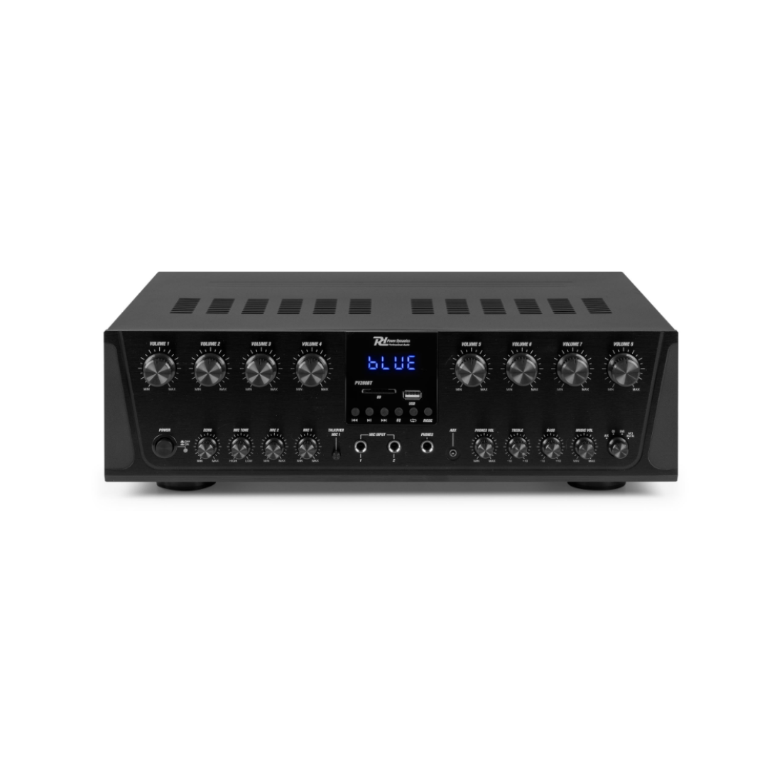Multi-Zone Amplifier System 8 Zone 16×50W - Bluetooth