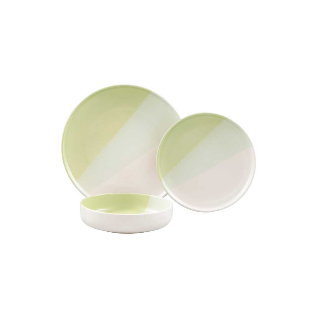 18 Piece Set Mood Green