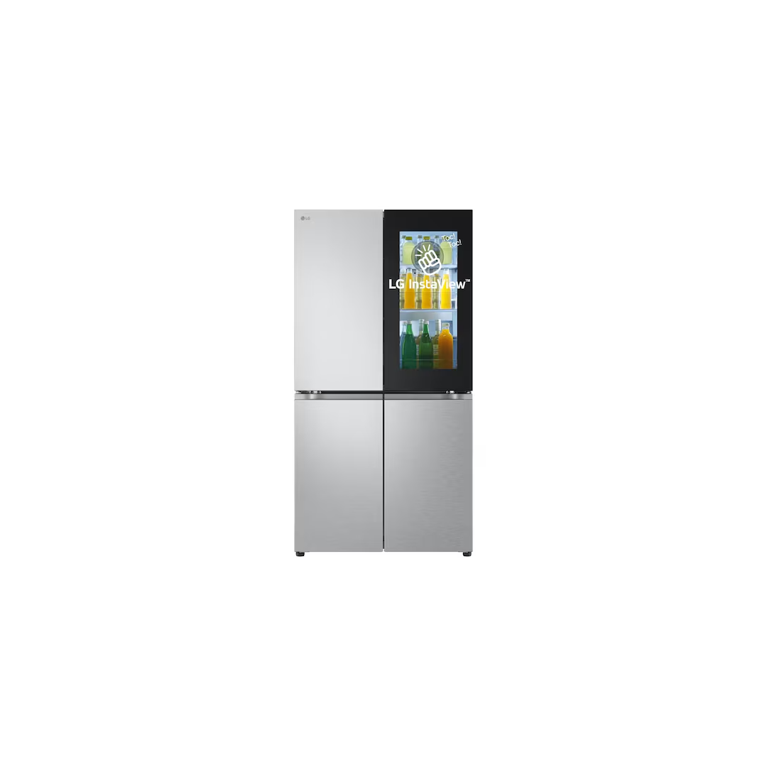 Fridge-Freezer - Silver 405L InstaView LG French Style