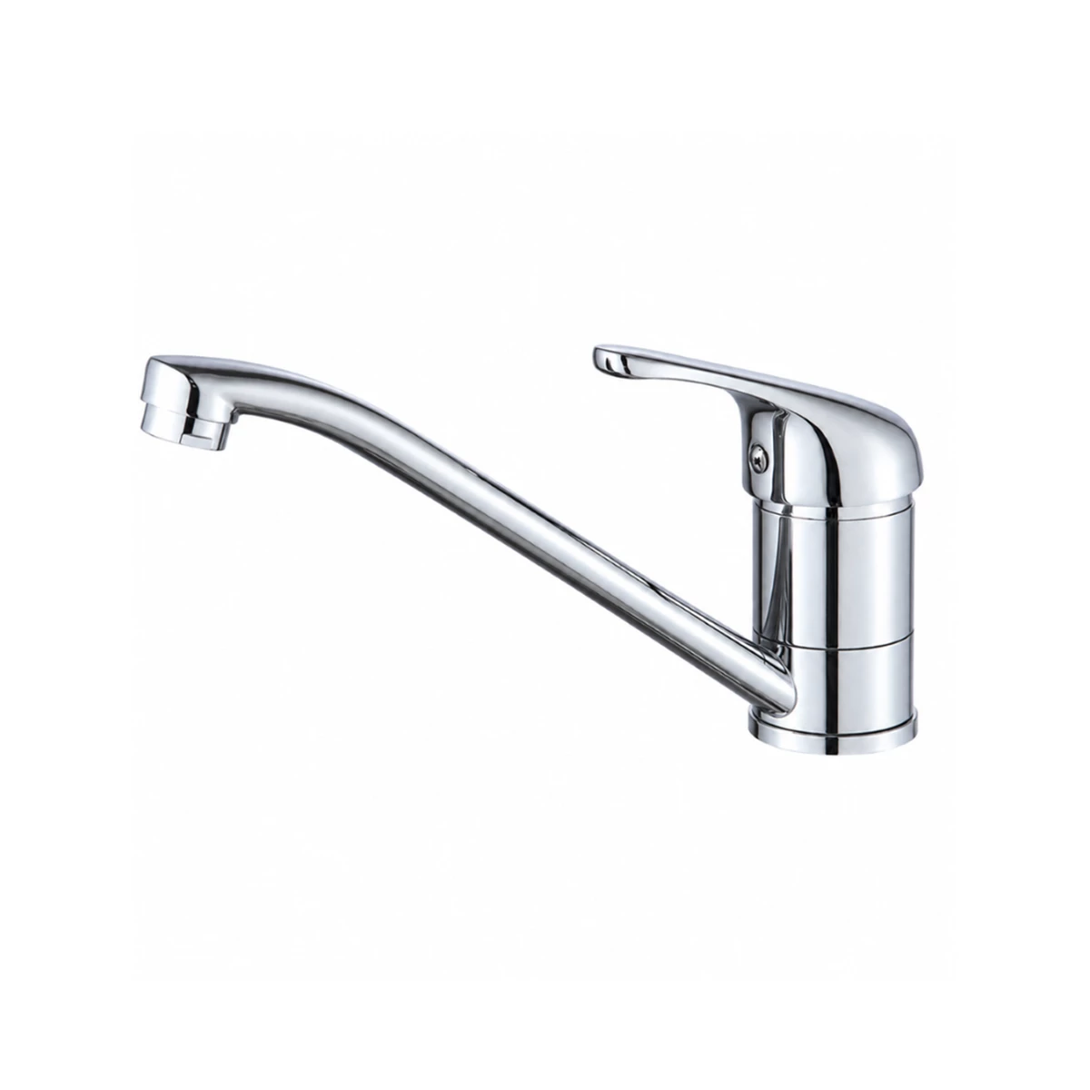 Low Spout Mixer - Stainless Steel image 1