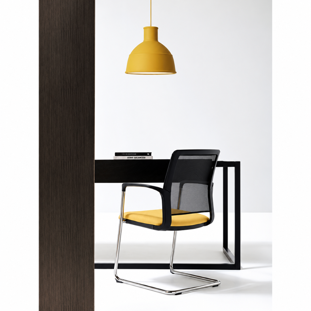 Host Visitor Chair – Yellow