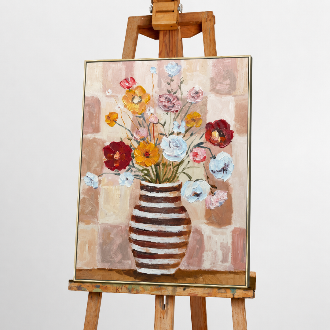 Matisse-Inspired Flowers Acrylic Painting – 60x80 cm