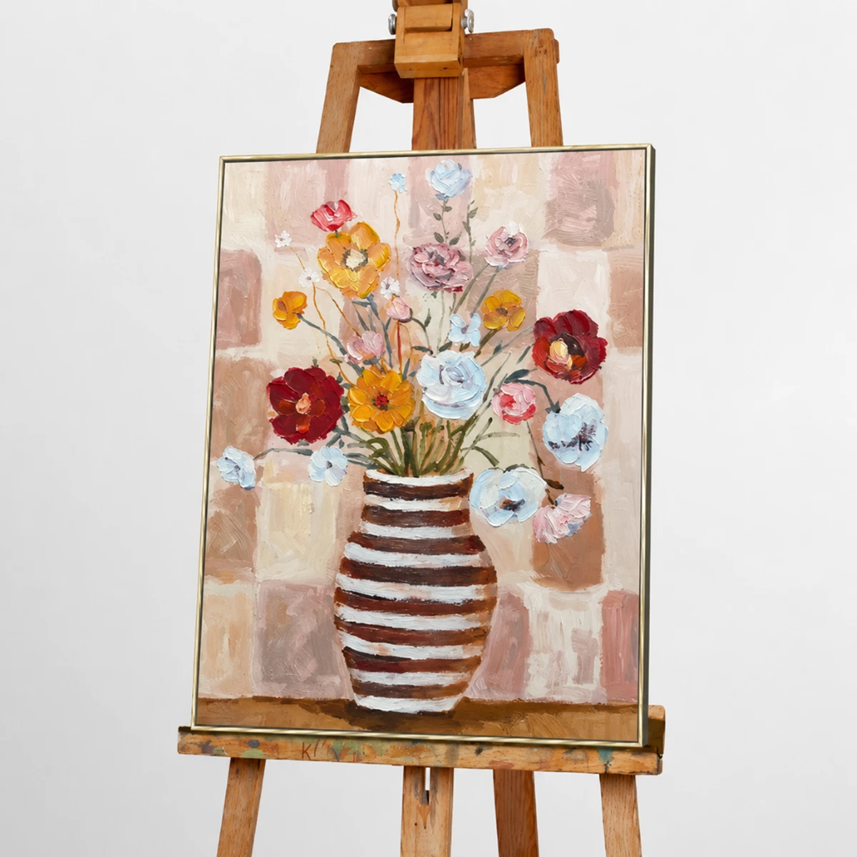 Matisse-Inspired Flowers Acrylic Painting – 60x80 cm image 1