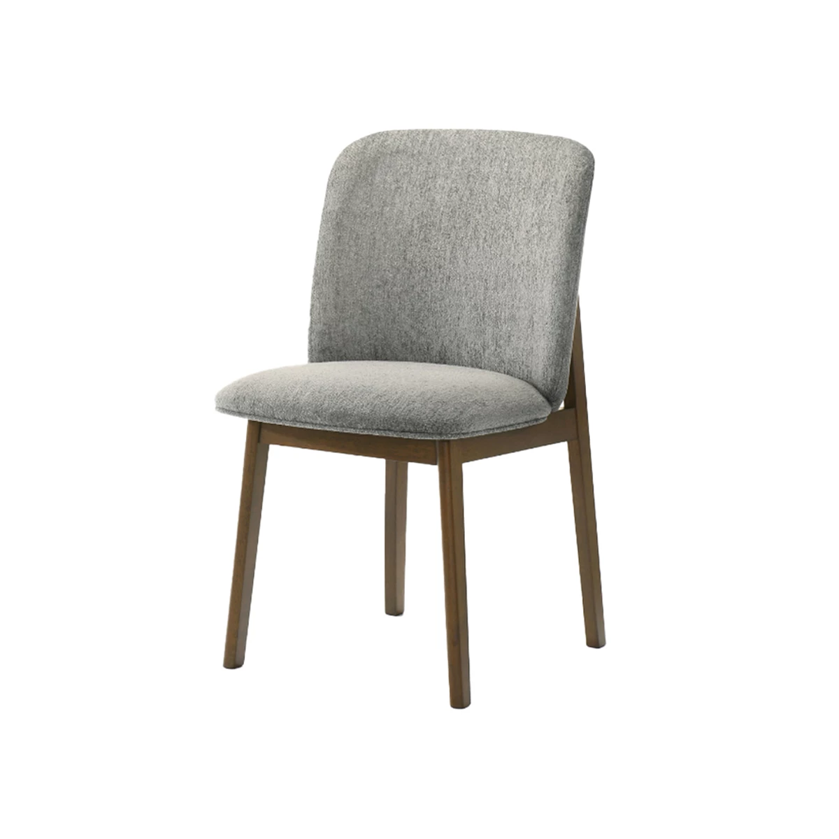 Walnut Chair – Light Grey & Walnut image 1