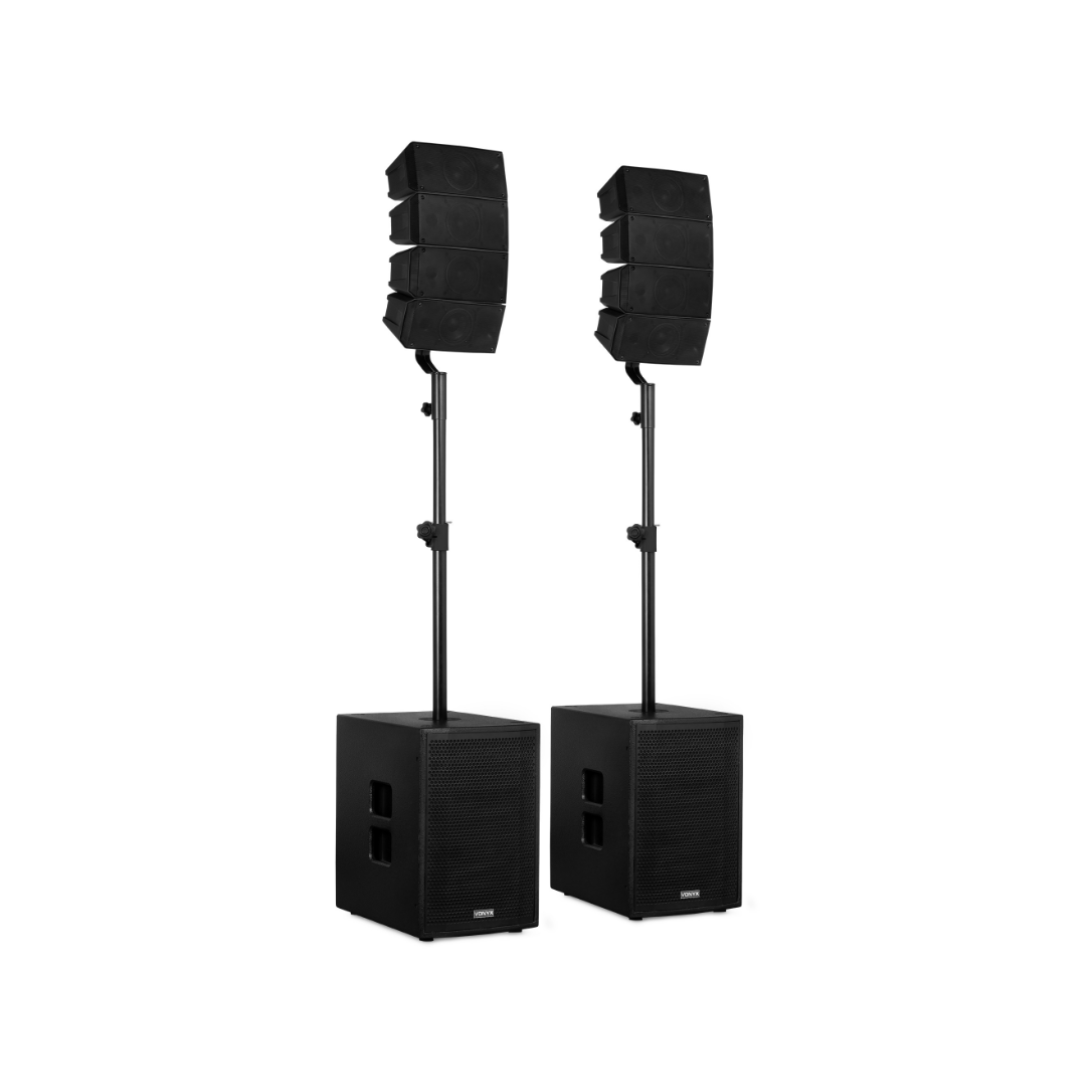 Professional 2.2 Line Array Speaker Set – 1600W