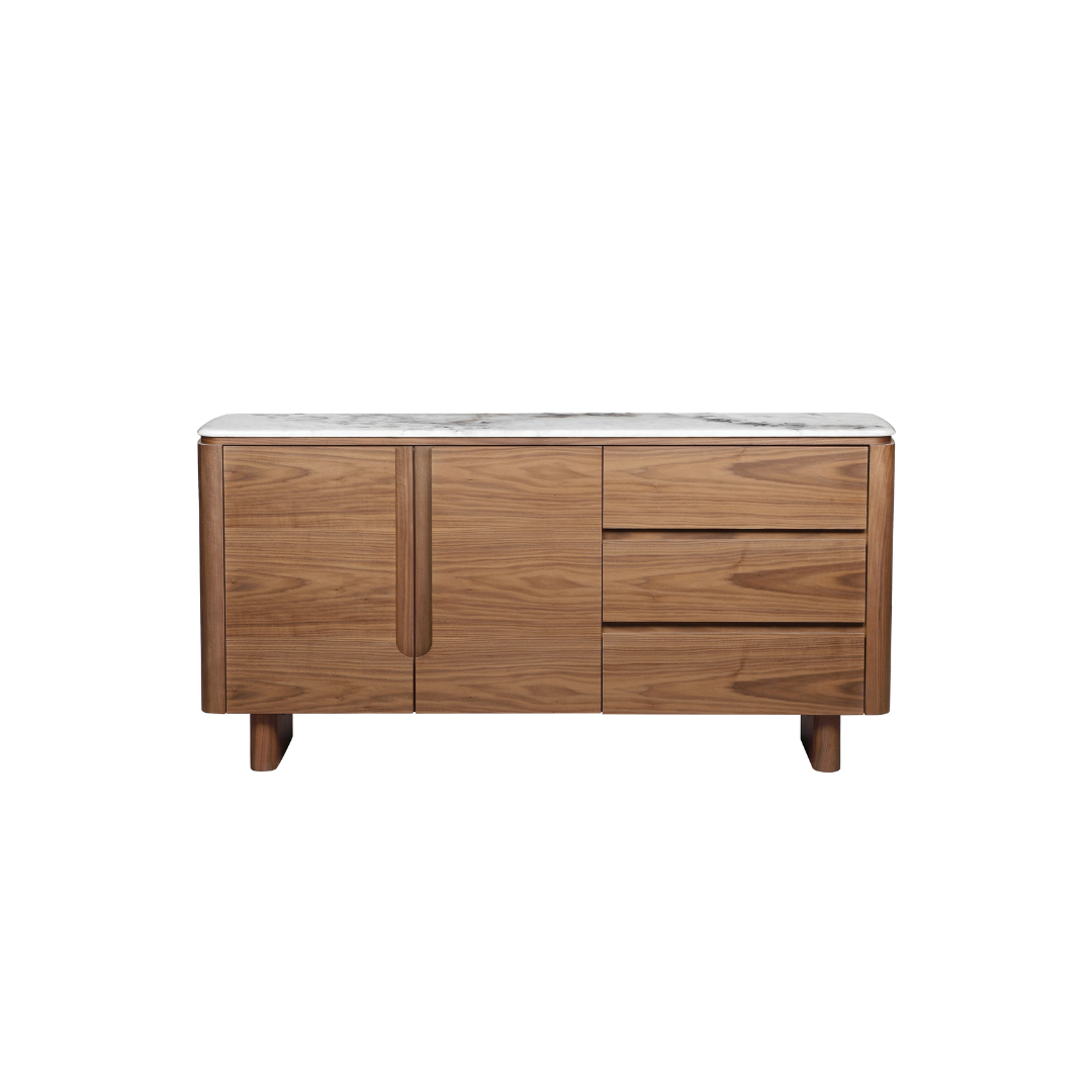Sideboard - Ceramic Marble Top and Walnut