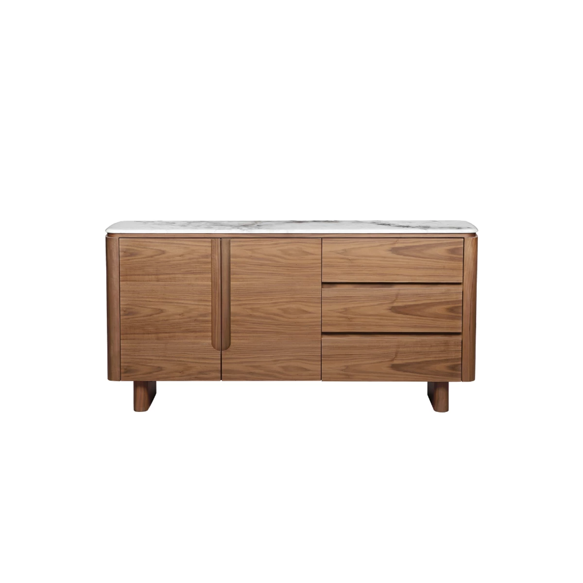 Sideboard - Ceramic Marble Top and Walnut image 1