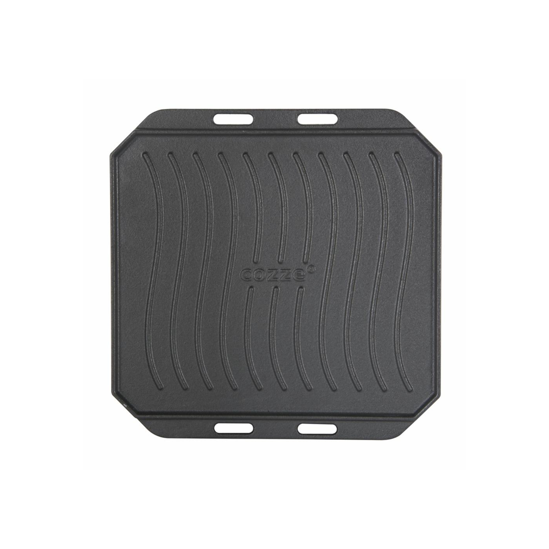 Reversible Cast Iron Pan with Trivet 330 x 330 mm