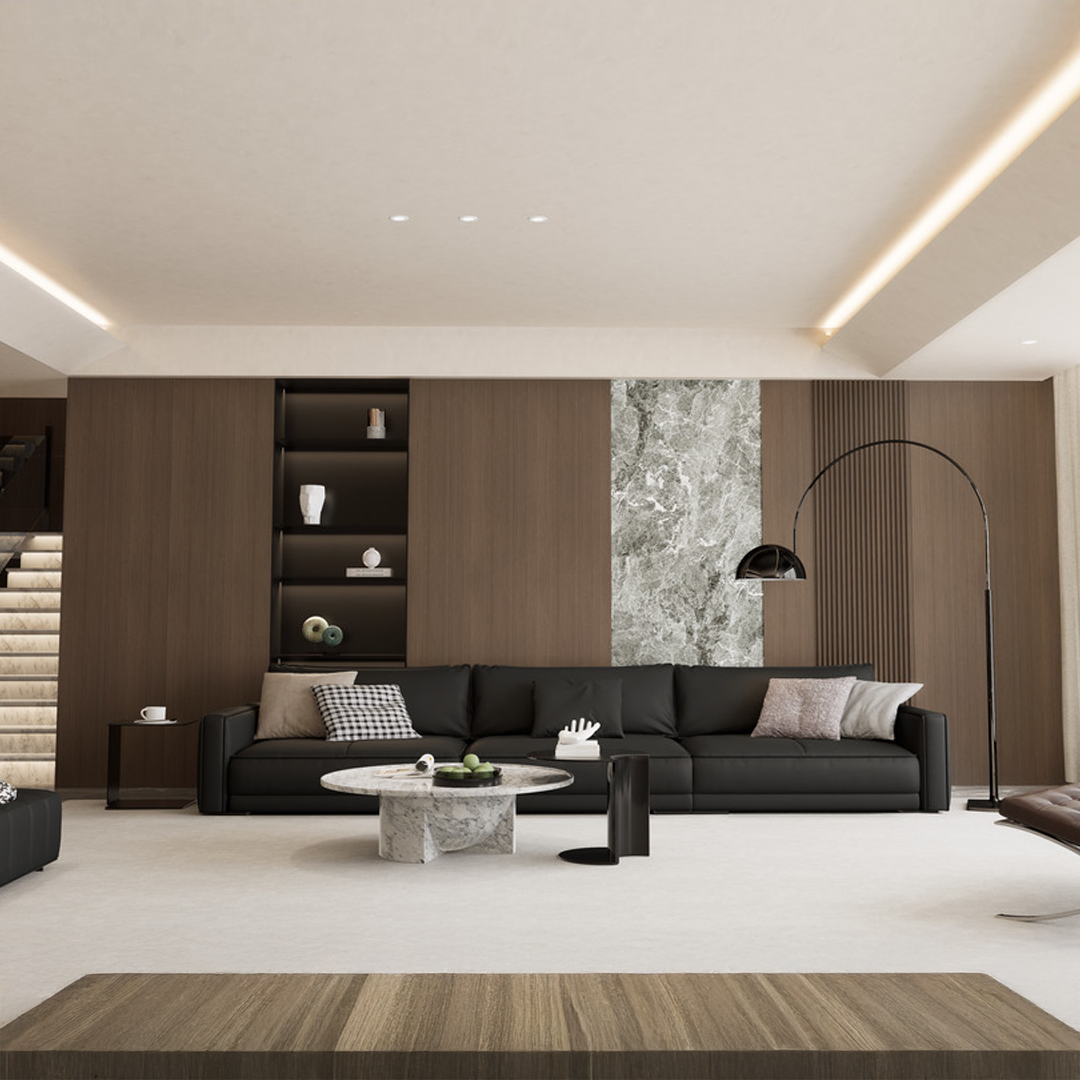 Decorative Carbon Crystal - Dark Walnut
