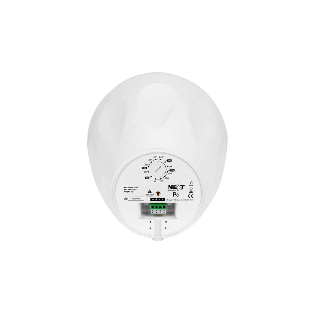Pendent Speaker  P6 – White