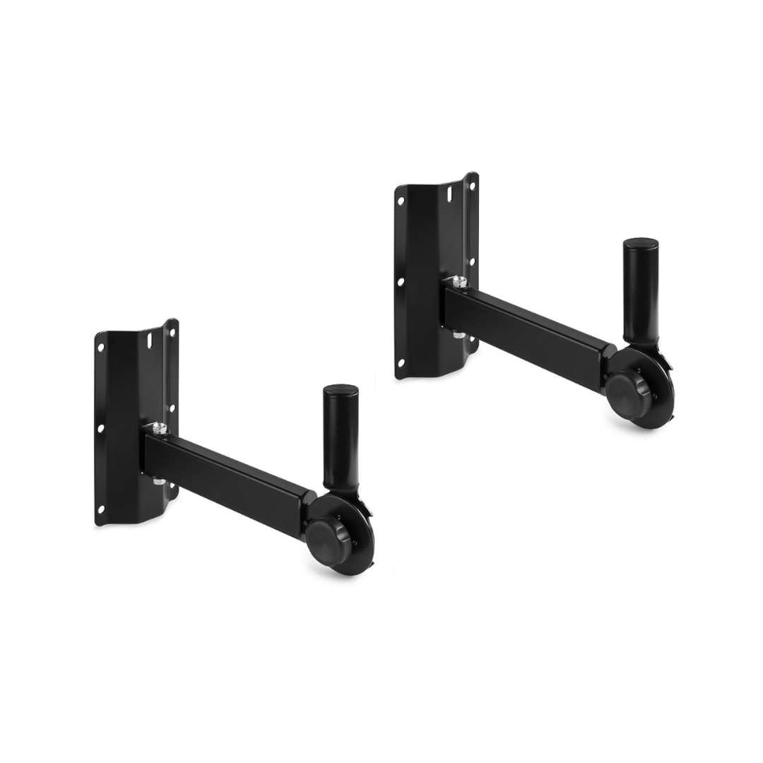 Adjustable Speaker Wall Brackets Set of 2 – Black