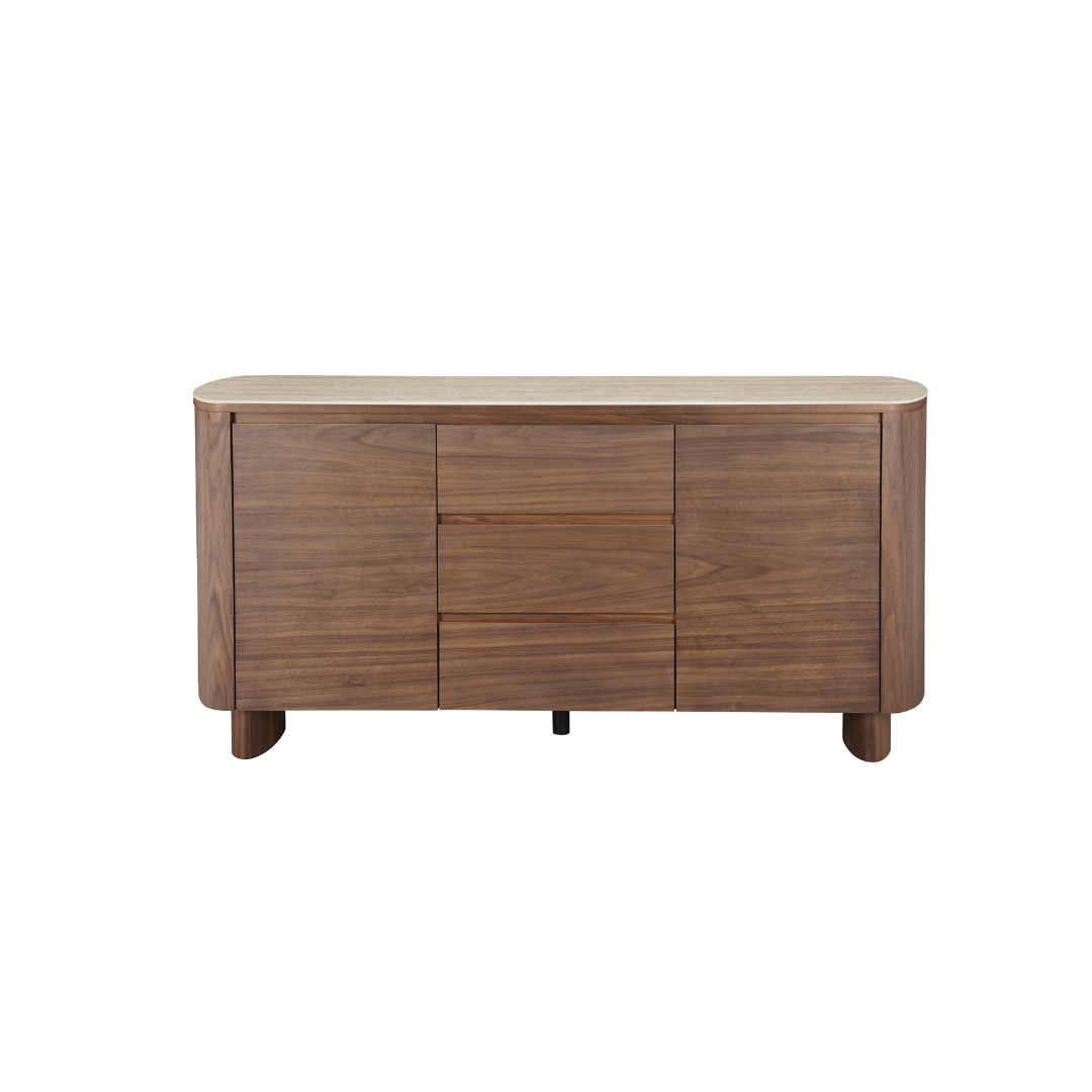 Sideboard 160x39.5x80 cm – Walnut